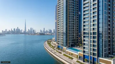 Chelsea Residences by DAMAC off-plan tower exterior in Dubai Maritime City, Dubai